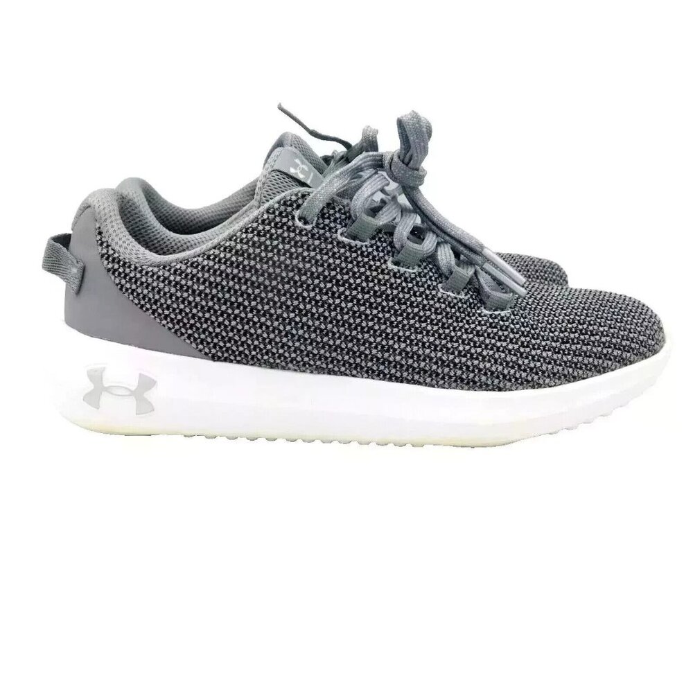 Under Armour Womens Shoes Size 6.5 Gray Mesh Walking Lightweight Comfort Sneaker
